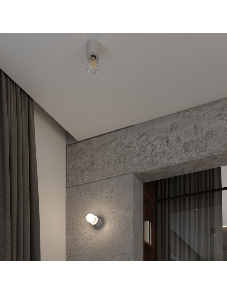 Wall lamps - Sollux Wall lamp SALGADO concrete SL.0679 - product kolory-swiatla.pl 8