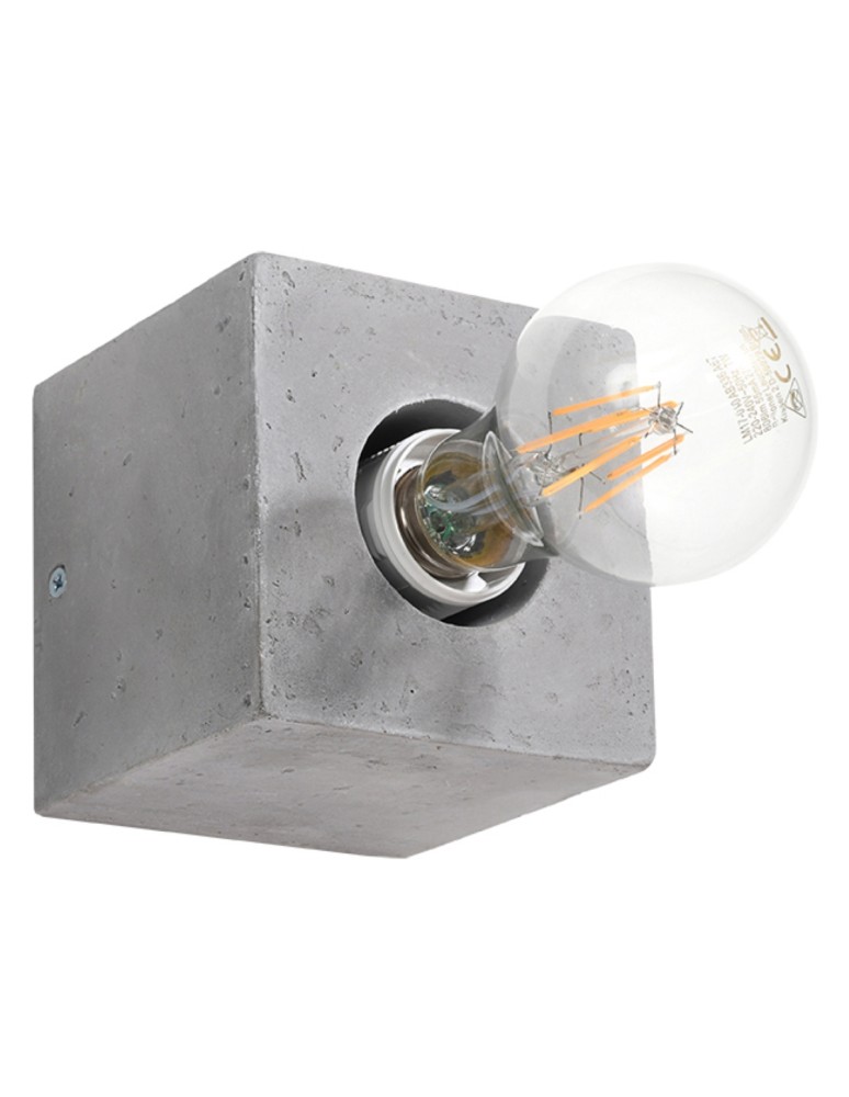 Wall lamps - Sollux Wall lamp ARIZ concrete SL.0682 - product kolory-swiatla.pl 1