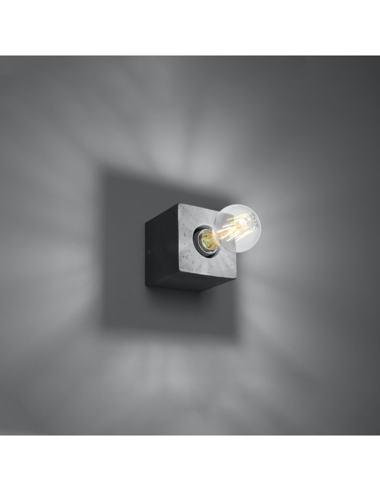 Wall lamps - Sollux Wall lamp ARIZ concrete SL.0682 - product kolory-swiatla.pl 3