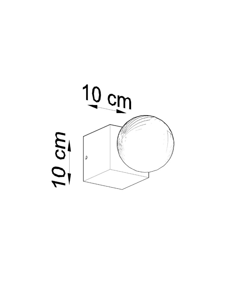 Wall lamps - Sollux Wall lamp ARIZ concrete SL.0682 - product kolory-swiatla.pl 4