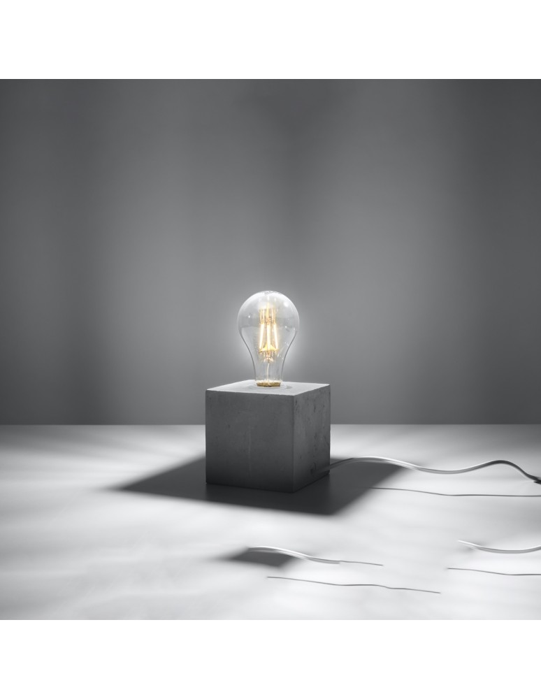 Table lamps - Sollux ARIZ concrete desk lamp SL.0683 - product kolory-swiatla.pl 3