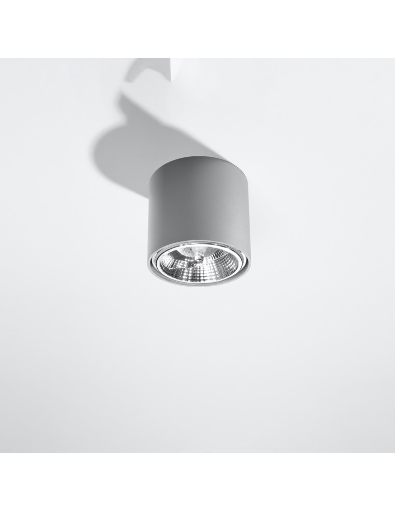 Ceiling lamps - Sollux Plafond TIUBE gray SL.0696 - product kolory-swiatla.pl 2