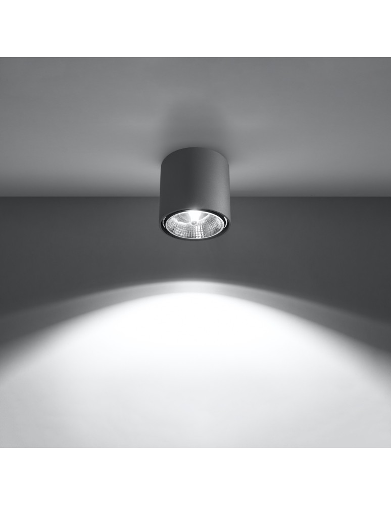 Ceiling lamps - Sollux Plafond TIUBE gray SL.0696 - product kolory-swiatla.pl 3