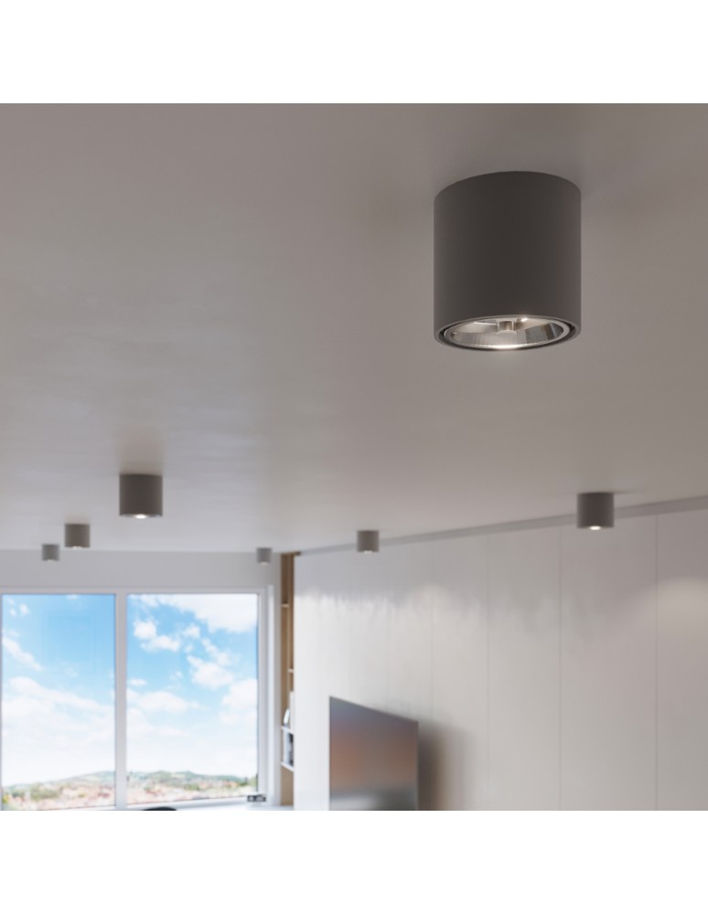 Ceiling lamps - Sollux Plafond TIUBE gray SL.0696 - product kolory-swiatla.pl 9