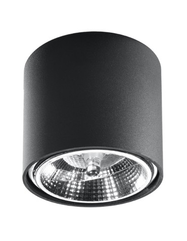 Sollux Plafond TIUBE black SL.0697