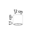 Ceiling lamps - Sollux Plafond TIUBE black SL.0697 - product 5