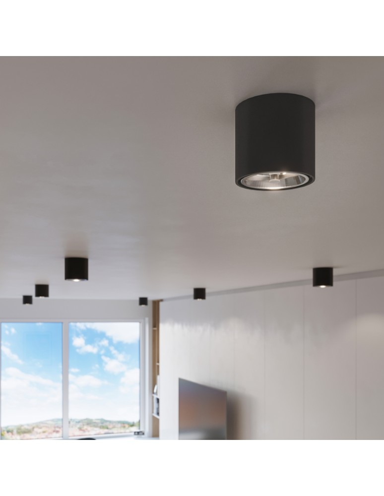 Ceiling lamps - Sollux Plafond TIUBE black SL.0697 - product kolory-swiatla.pl 9