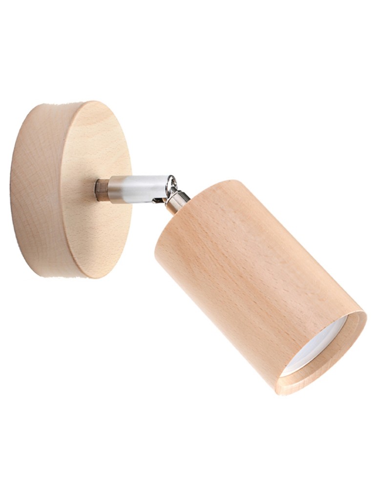 Wall lamps - Sollux Wall lamp BERG natural wood SL.0701 - product kolory-swiatla.pl 1