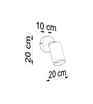 Wall lamps - Sollux Wall lamp BERG natural wood SL.0701 - product 4