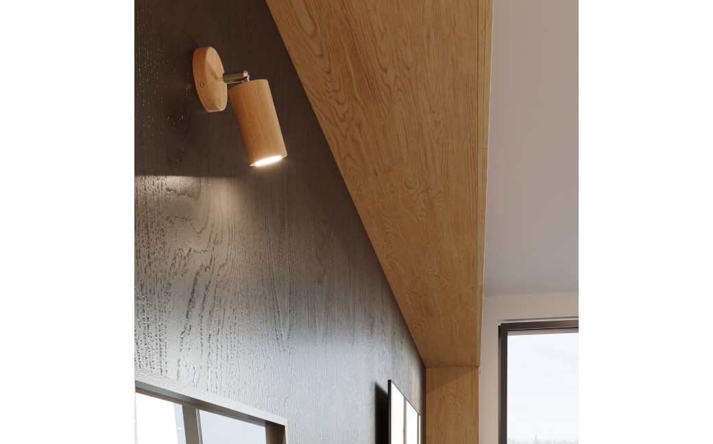 Sollux Kinkiet BERG naturalne drewno SL.0701