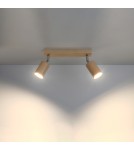 Ceiling lamps - Sollux Plafond BERG 2 natural wood SL.0702 - product 3