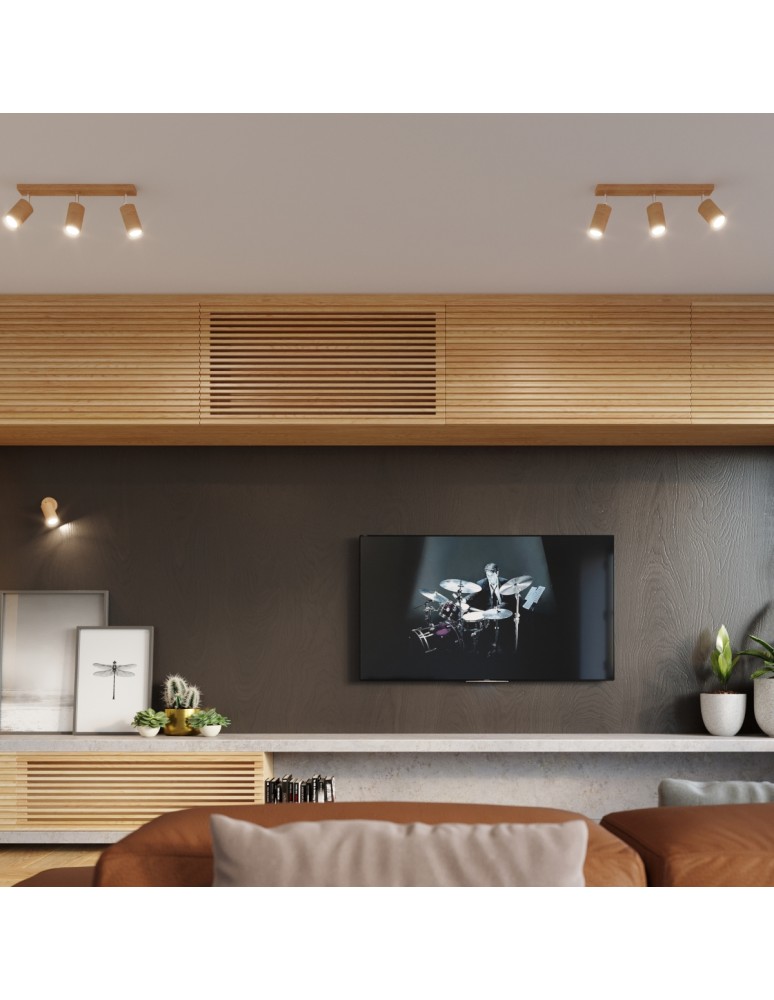 Ceiling lamps - Sollux Plafond BERG 2 natural wood SL.0702 - product kolory-swiatla.pl 7