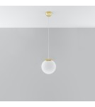 Pendant lamps - Sollux UGO 20 gold pendant lamp SL.0715 - product 2