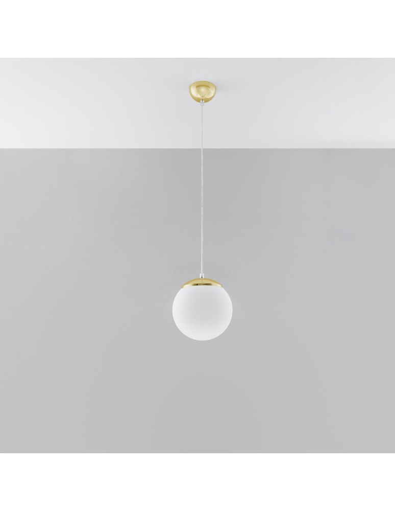 Pendant lamps - Sollux UGO 20 gold pendant lamp SL.0715 - product kolory-swiatla.pl 2