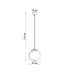 Pendant lamps - Sollux UGO 20 gold pendant lamp SL.0715 - product 4