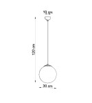 Pendant lamps - Sollux UGO 30 gold pendant lamp SL.0716 - product 4