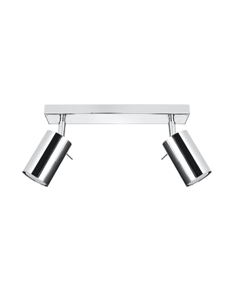 Ceiling lamps - Sollux Plafond RING 2 chrome SL.0728 - product kolory-swiatla.pl 1