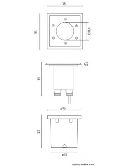 SU-MA PABLA 1xGX53 Najazdowa IP67 M4030 - produkt 2