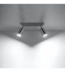 Ceiling lamps - Sollux Plafond RING 2 chrome SL.0728 - product 3