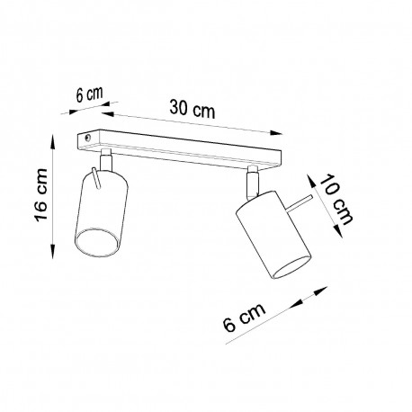 Sollux Plafon RING 2 chrom SL.0728