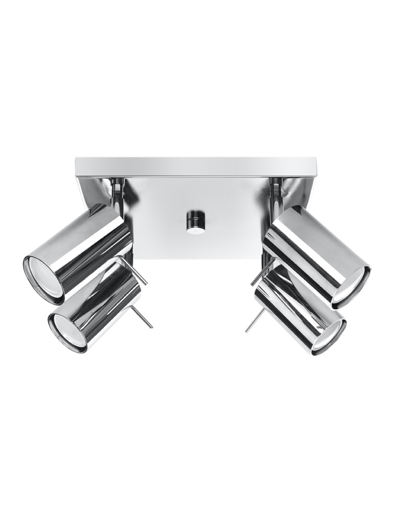 Ceiling lamps - Sollux Plafond RING 4 chrome SL.0730 - product kolory-swiatla.pl 1