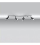 Ceiling lamps - Sollux Plafond RING 4L chrome SL.0731 - product 3