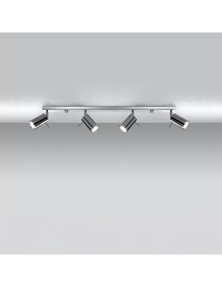 Ceiling lamps - Sollux Plafond RING 4L chrome SL.0731 - product kolory-swiatla.pl 3