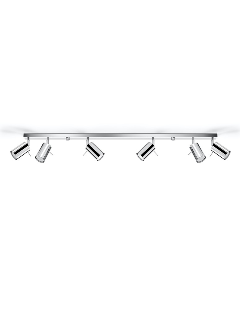 Ceiling lamps - Sollux Plafond RING 6L chrome SL.0732 - product kolory-swiatla.pl 2
