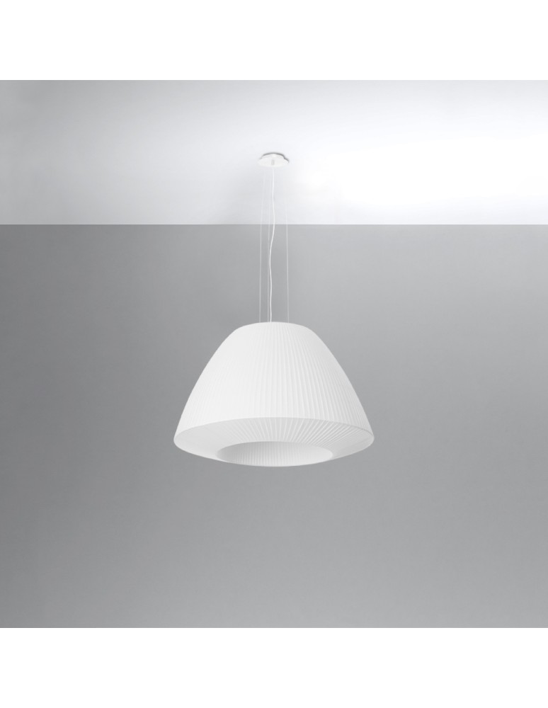 Chandeliers - Sollux Chandelier BELLA 60 white SL.0733 - product kolory-swiatla.pl 2