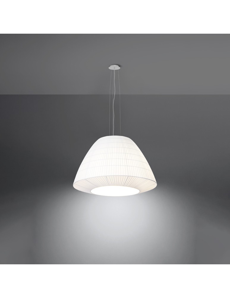 Chandeliers - Sollux Chandelier BELLA 60 white SL.0733 - product kolory-swiatla.pl 3