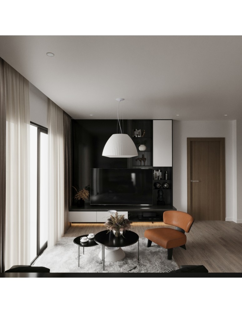 Chandeliers - Sollux Chandelier BELLA 60 white SL.0733 - product kolory-swiatla.pl 6