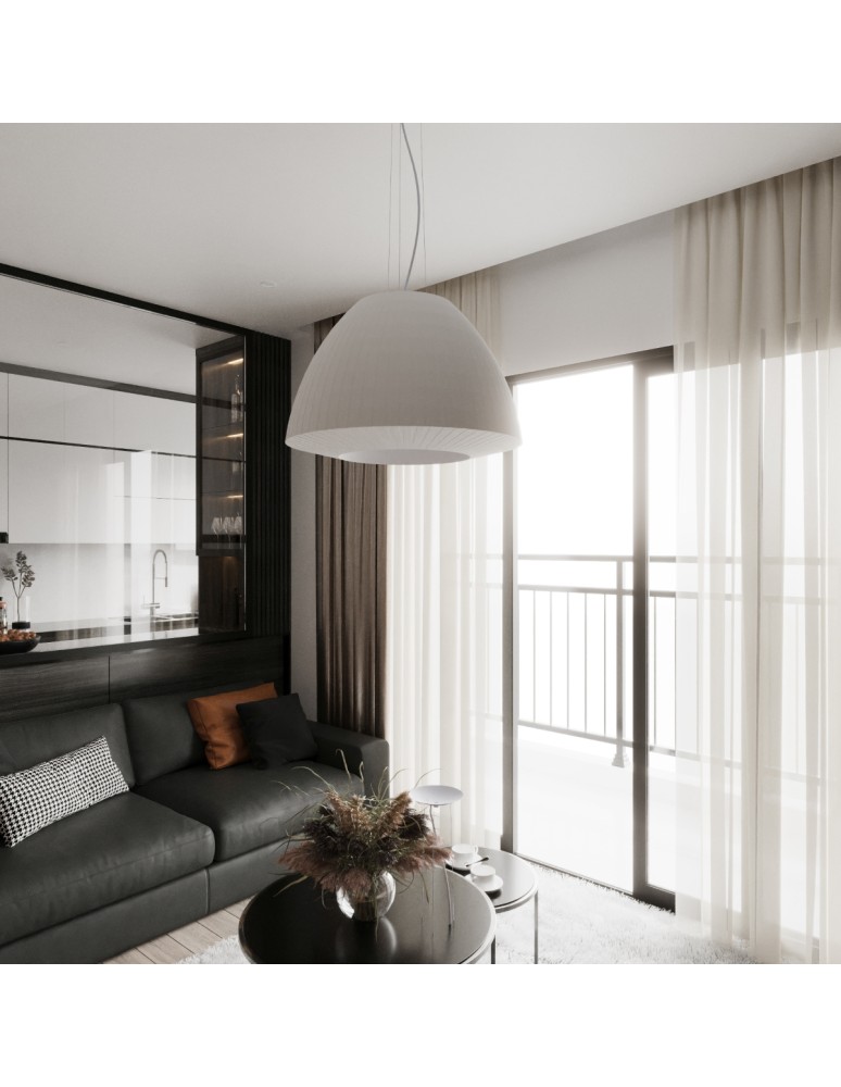 Chandeliers - Sollux Chandelier BELLA 60 white SL.0733 - product kolory-swiatla.pl 7