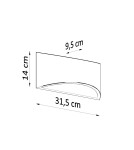 Wall lamps - Sollux VIXEN ceramic wall lamp SL.0834 - product 4