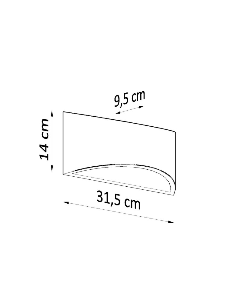 Wall lamps - Sollux VIXEN ceramic wall lamp SL.0834 - product kolory-swiatla.pl 4