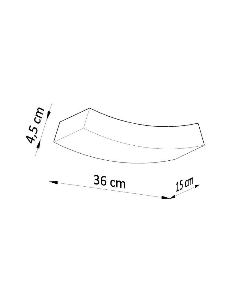 Wall lamps - Sollux HATTOR ceramic wall lamp SL.0837 - product kolory-swiatla.pl 4