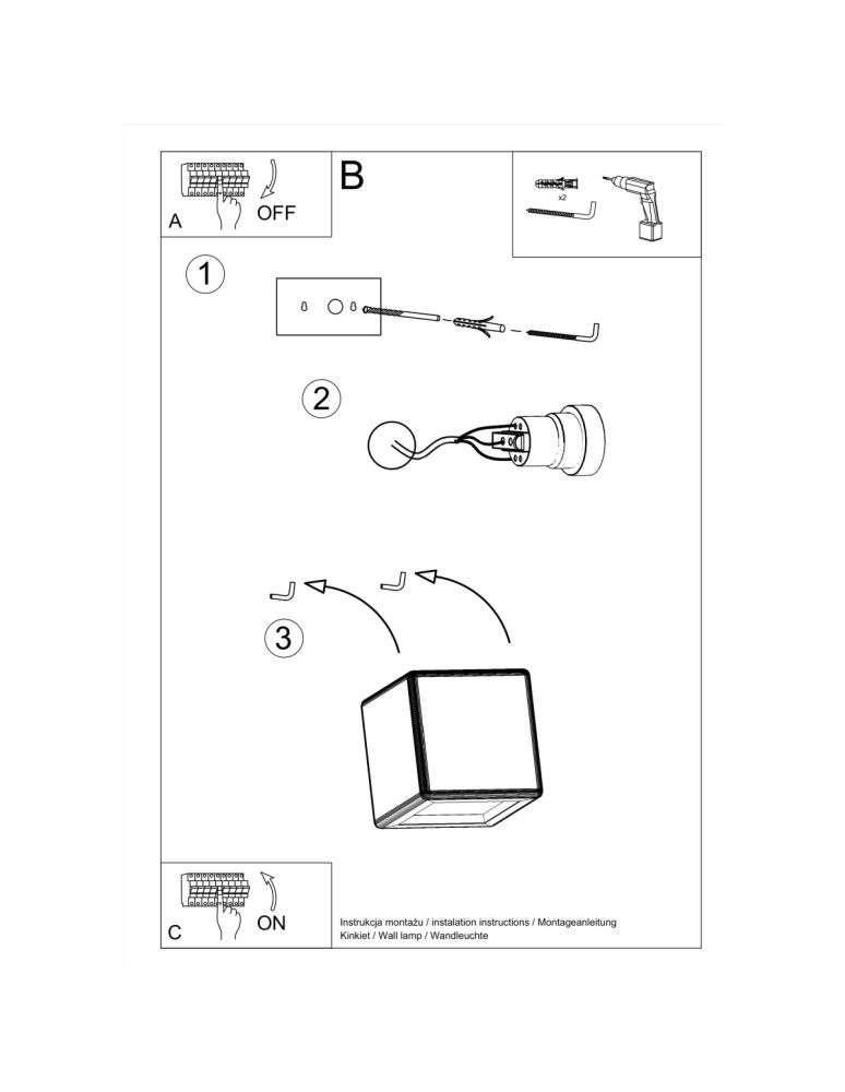 Wall lamps - Sollux NESTA ceramic wall lamp SL.0839 - product kolory-swiatla.pl 5