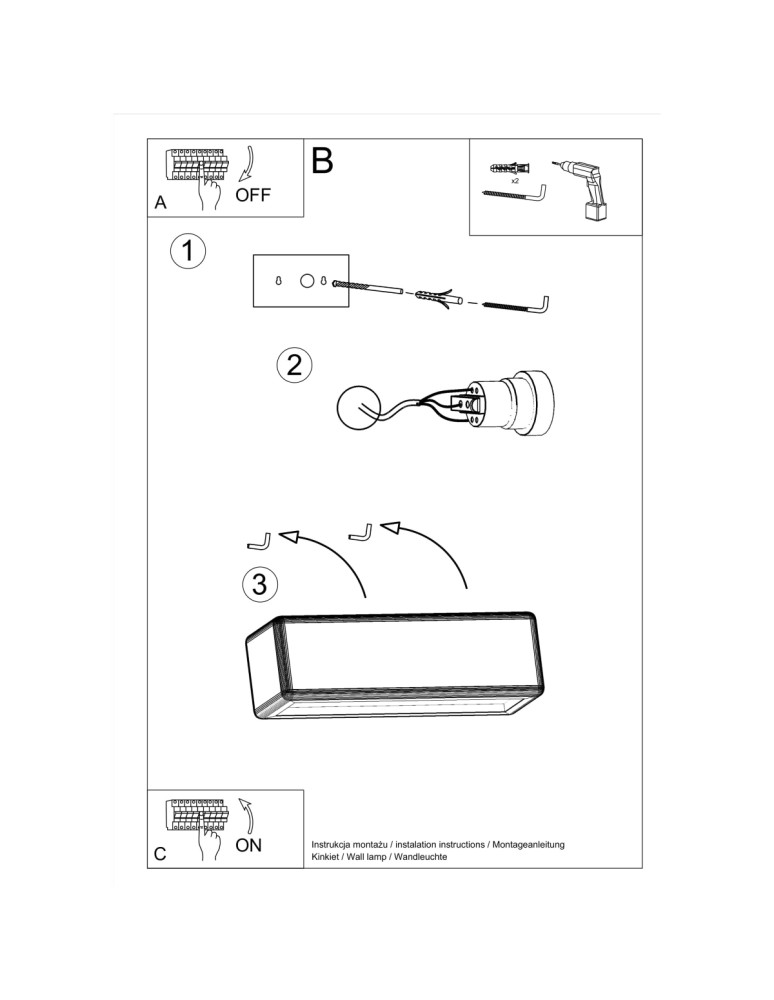 Wall lamps - Sollux SUBANI ceramic wall lamp SL.0840 - product kolory-swiatla.pl 5