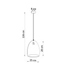 Pendant lamps - Sollux BUKANO ceramic pendant lamp SL.0842 - product 4