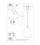 Pendant lamps - Sollux BUKANO ceramic pendant lamp SL.0842 - product 5