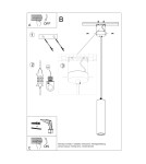 Pendant lamps - Sollux NANCY ceramic pendant lamp SL.0843 - product 5