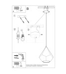 Pendant lamps - Sollux PAVLUS ceramic pendant lamp SL.0844 - product 5