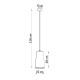 Sollux Lampa wisząca ceramiczna GULCAN SL.0849