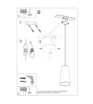 Pendant lamps - Sollux GULCAN ceramic pendant lamp SL.0849 - product 5