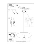 Pendant lamps - Sollux FLAVIO pendant lamp white SL.0852 - product 5