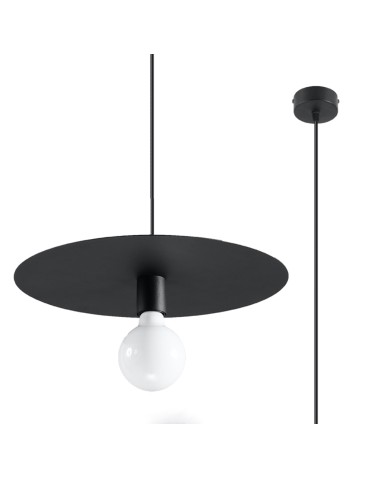 Sollux FLAVIO pendant lamp black SL.0853