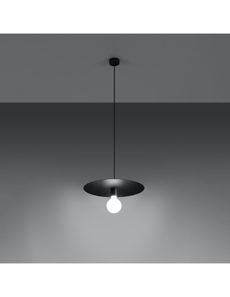 Pendant lamps - Sollux FLAVIO pendant lamp black SL.0853 - product kolory-swiatla.pl 3