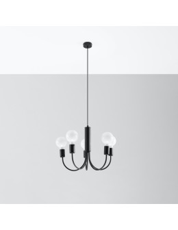 Sollux Chandelier PICCOLO 5 black SL.0855 - product 2