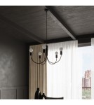 Chandeliers - Sollux Chandelier PICCOLO 5 black SL.0855 - product 6