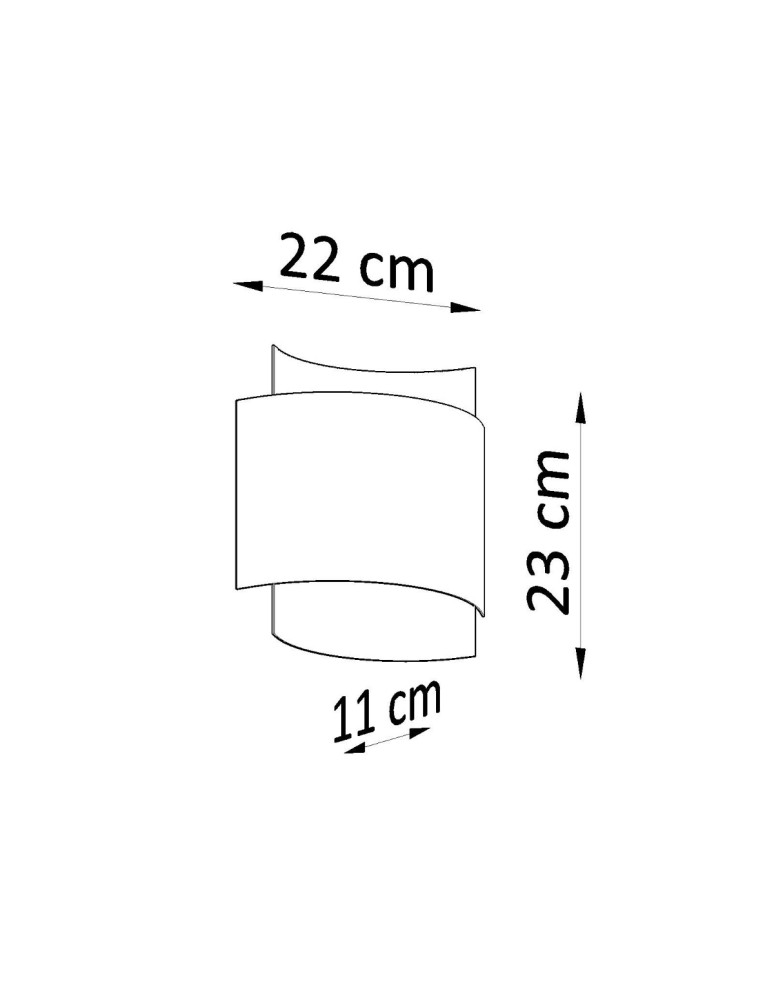 Wall lamps - Sollux Wall lamp IMPACT white SL.0857 - product kolory-swiatla.pl 5