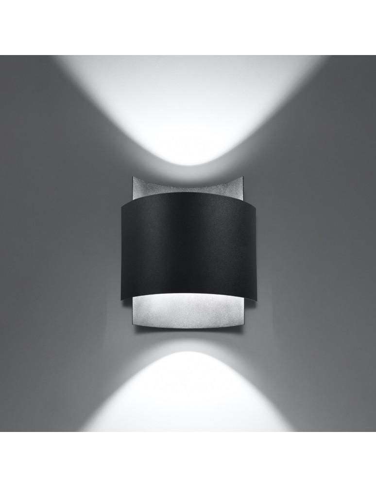 Wall lamps - Sollux Wall lamp IMPACT black SL.0858 - product kolory-swiatla.pl 3